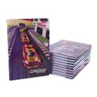 Caderno Brochura 1/4 80 FL 10 Pçs Racing Sortidos - FORONI