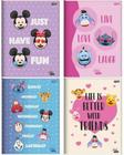 Caderno brochura 1/4 80fls 05/pt disney emoji 69376 24 jandaia