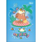 Caderno Brochura 1/4 Capa Dura Tilibra Capyclub 80fls 359599 Capivara