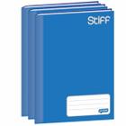 Caderno Brochura 1/4 Jandaia Stiff 48 Folhas Azul 10 Unidades