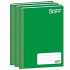 Caderno Brochura 1/4 Jandaia Stiff 48 Folhas Verde 10 Unidades