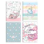 Caderno Brochura Capa Dura Alice In Wonderland 80F 1Mat