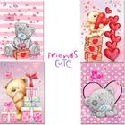 Caderno Brochura  Capa Dura Friends Cute 1 Materia 96 Folhas