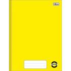 Caderno Brochura Capa Dura Univ Pepper Amarelo 80Fls Tilibra