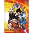 Caderno Brochura Capa Dura Universitário 80 Folhas São Domingos Dragon Ball Super