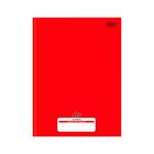 Caderno Brochura Capa Dura Universitário Caligrafia D+ Vermelho 96 Folhas - Tilibra