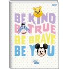 Caderno Brochura Capa Dura Universitário Disney Emoji Be Kind - 80 Folhas - Tilibra - Jandaia