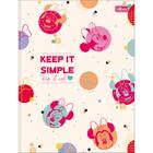 Caderno Brochura Minnie Simple - 80 Folhas - Tilibra