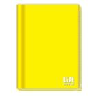 Caderno Brochura Pequeno Capa Dura 14x20,2cm 96Fls Amarelo