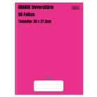Caderno Brochura Pequeno/Grande 48 ou 96 Folhas D+ Rosa Tilibra - Escolha o Tamanho
