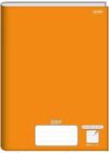 Caderno brochura univ cd quad 10x10mm laranja 96fls stiff fsc jandaia 54076 55