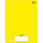 Caderno Brochura Universitário Tilibra D+ Amarelo 1 Matéria Com 96 Folhas