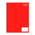 Caderno brochurao 96f. class vermelho fsc pct c/5