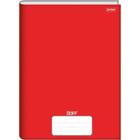 Caderno Brochurao Capa Dura STIFF 96 Folhas Vermelho - Jandaia