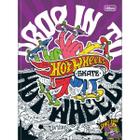 Caderno Brochurão Hot Wheels Skate 80 folhas