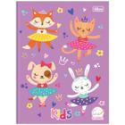 Caderno caligrafia brochura 40 fls capa dura Sapeca KIDS Tilibra