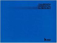 Caderno Caligrafia Horizontal 1/4 96 Folhas Azul Tamoio