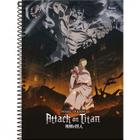 Caderno Capa Dura 10 MatErias Attack On Titan Capas Sortidas Foroni