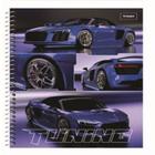 Caderno Capa Dura Espiral - Tuning - 10 Mat - c/Adesivos