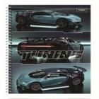 Caderno Capa Dura Espiral - Tuning - 10 Mat - c/Adesivos