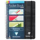 Caderno Clairefontaine Pocket Book Pautado A5+ Preto