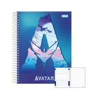 Caderno Colegial 01 Mat 80fls Avatar Letra A Foroni