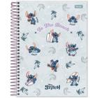 Caderno colegial 10 matérias 160 folhas Stitch Foroni