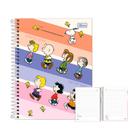 Caderno Colegial 10 Matérias 160fls Snoopy Corrida Tilibra