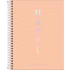 Caderno Colegial 10 Materias Happy Coral - Tilibra