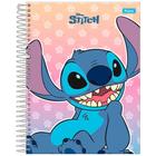 Caderno Colegial 10 Matérias Stitch 160 Folhas - Foroni