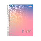 Caderno Colegial 1x1 80 Fls C.D. Foroni - Blush Pauta Branca 4