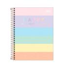 Caderno Colegial 1x1 80 fls C.D. Tilibra - Happy Color