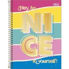 Caderno Colegial Be Nice 1 Matéria 80 Folhas - TILIBRA