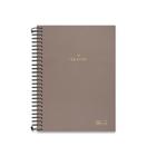 Caderno Colegial Com Planejamento Mensal Classic Cadersil Marrom Claro