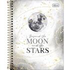 Caderno Colegial Magic Moon Stars - 80 Folhas - Tilibra