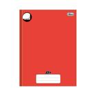 Caderno Costurado Tilibra Universitário Capa Dura D+Vermelho Sem Pauta 96 Folhas - Embalagem com 5 Unidades