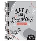 Caderno Criativo CD Sketchbook S/P Preto 80 Folhas - Jandaia Arts