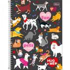 Caderno De 16 Materias Feminino Hug Me 256fls Capas Sortidas - Tilibra