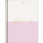 Caderno De 20 Materias Feminino Happy 320fls Capas Sortidas - Tilibra