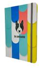 Caderno de Anotações Capa Dura com elástico - Dog be awesome