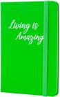 Caderno de Anotações Maxprint Max Neon, Living is Amazing Verde - 721925