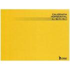 Caderno de Caligrafia Brochura Tamoio Capa DuraHorizontal 1/4 Amarelo 96 Folhas