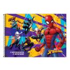 Caderno de Cartografia e Desenho Capa Dura Spider Man 80 Fls Tilibra