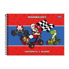 Caderno de Cartografia e Desenho - Super Mario - 80 Folhas - Foroni