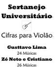 Caderno de Cifras Violão Sertanejo Universitário Vol.3