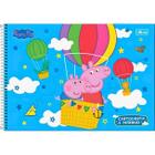 Caderno de Desenho Capa Dura Peppa Pig 80 Folhas Tilibra