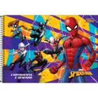 Caderno de Desenho e Cartografia CD Spider-Man 80 Folhas - Tilibra