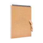 Caderno de Desenho Espiral 160gsm - 30 Folhas (60 Páginas) para Aquarela e Esboços