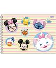 Caderno de desenho Jandaia disney emoji 275x200mm 80 folhas