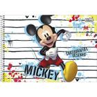 Caderno De Desenho Mickey Espiral 80F Capa Dura Tilibra